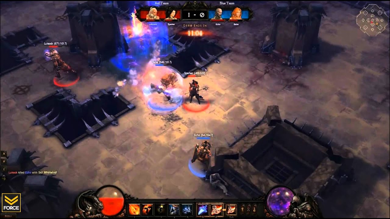 Diablo 3 2v2 Arena Pvp Gameplay Youtube