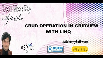 CRUD OPERATION IN GRIDVIEW WITH LINQ