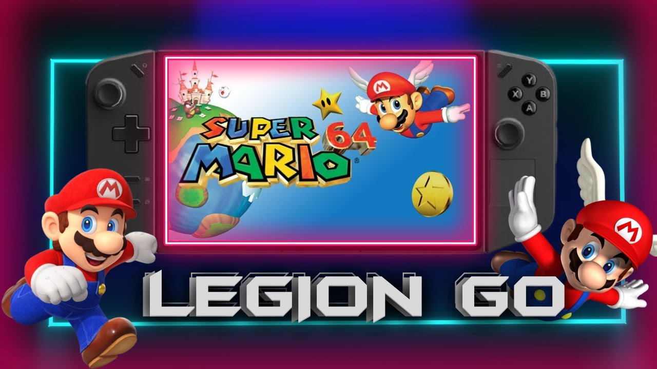 MARIO 64 ( RENDER 96 ) ( LEGION GO ) ( 60 FPS ) - YouTube