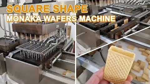 Automatic Monaka Wafers Machine|Ice Cream Wafer Cone Maker|Complete Ice Cream Cones Production