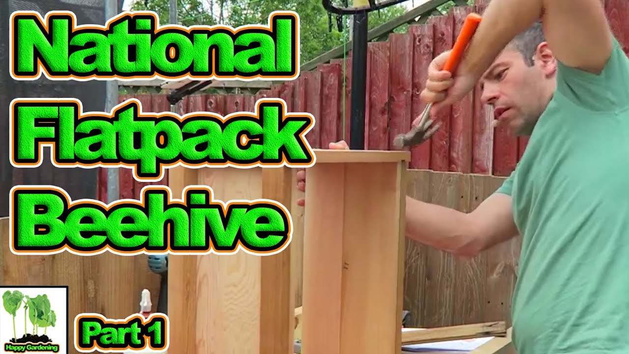 Building My First National Bee Hive Part 1 - YouTube