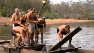 Bridging the Gap (2 of 2) Reward/Immunity Challenge | Survivor: Australian Outback | S0201: Stranded
