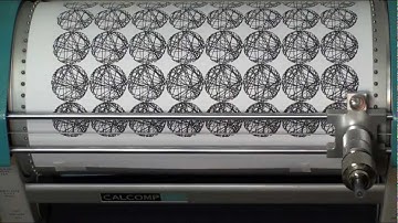 Calcomp plotter 565 - Tomislav Mikulic - 88 circles