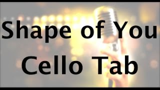 Learn Shape of You by Ed Sheeran on Cello - How to Play Tutorial