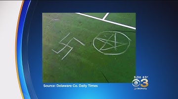 Authorities Search For Vandals Who Drew Swastika On Haverford Township Tennis Court