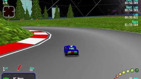 Re-Volt Custom Track Scassland Vigani HQ by Lo Scassatore & FBV-86, 12 Cars 4 Laps & No Pickups!