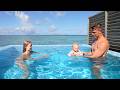 Baby Swim Lessons in the Maldives! Getting Comfortable in Water!