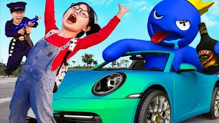 Ghost Tani Rescue Miss T From Roblox Rainbow Friends (BLUE) SPIDER | Scary Teacher 3D Very Sad Story