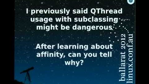 [Linux.conf.au 2012] Efficient multithreading with Qt