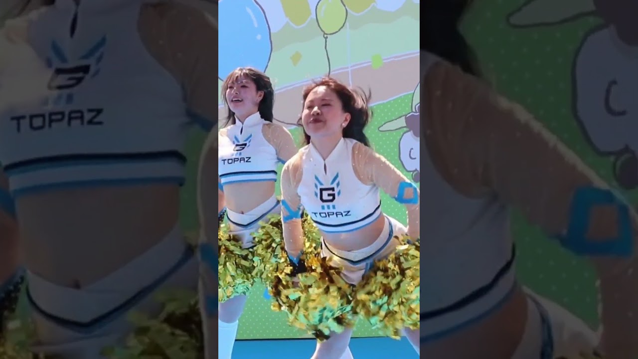 ハマフェスY167 SARAちゃん 横浜グリッツ トパーズ チアリーダー GRITS
