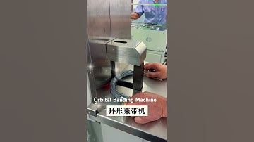 Orbital banding machine, ring type product banding machine, cable coil banding machine