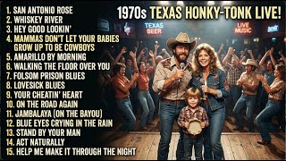 70s Honky Tonk LIVE 🔥 Nonstop Country Bar Vibes (Real 1970s Experience) #461