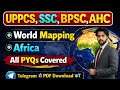 World Mapping : Africa || Crash Course for AHC RO ARO #ahcroaro #ahc_ro_aro #ssccgl #uppcs #bpsc 