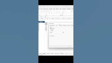 Checkboxes in #excel with progress bar and card #shorts