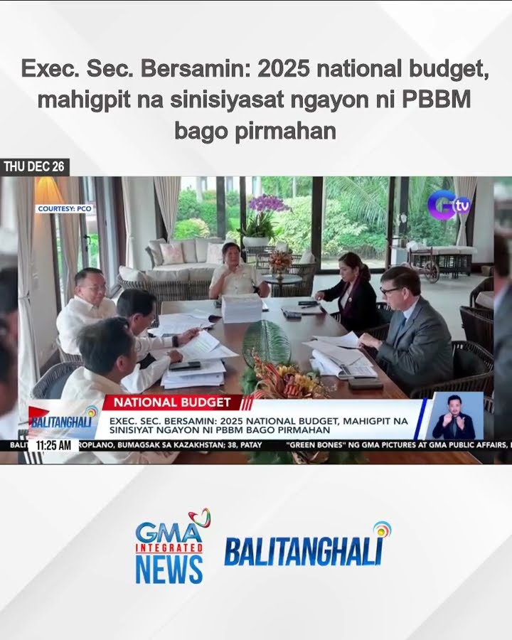 Exec. Sec. Bersamin: 2025 national budget, mahigpit na sinisiyasat ngayon ni PBBM... | Balitanghali