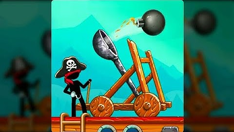 The Catapult : Stickman Pirates | Android gameplay walkthrough | Part 1