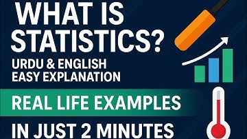 What is Statistics? | Introduction to Statistics in Urdu/Hindi | Statistics Explained for Beginners