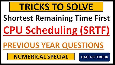 SRTF  & Priority CPU Scheduling (Contact @ 8368017658)