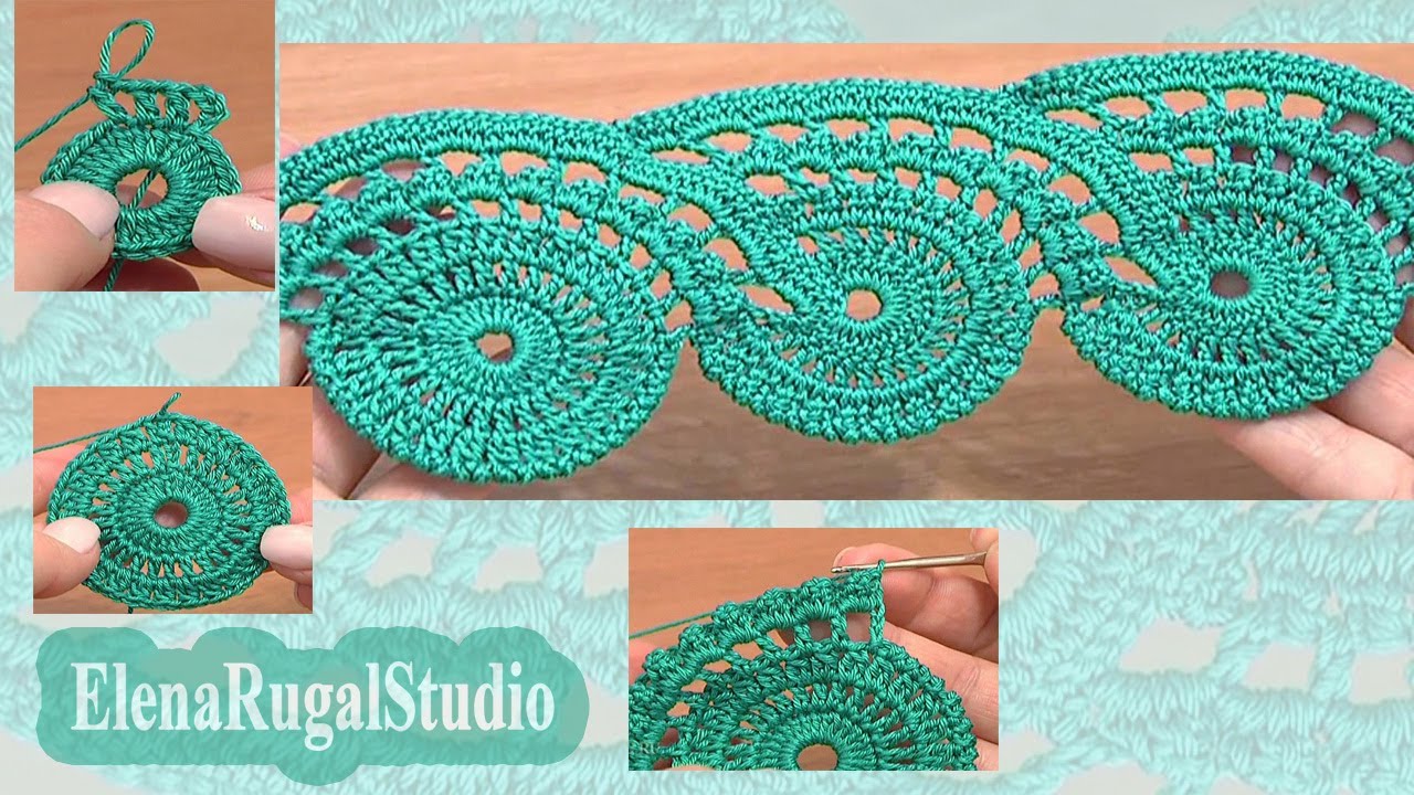 Useful Tape Lace Crochet Motif