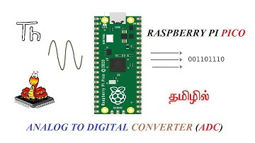Raspberry Pi Pico ADCAnalog to Digital Interface in python tamil #shorts #myfirstshorts