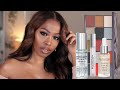 NEW REVOLUTION GLASS SKIN COLLECTION - Review & tutorial on brown skin #glassskin #makeuprevolution