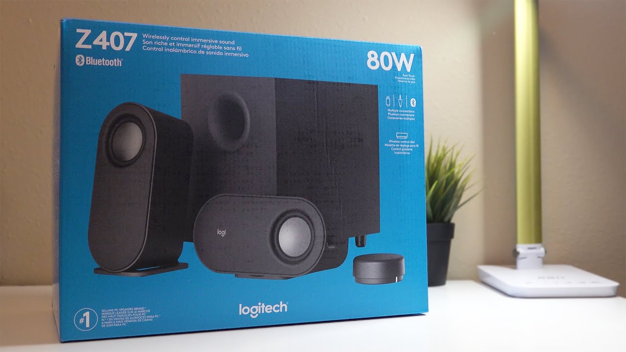 Logitech Z407 BLUETOOTH COMPUTER SPEAKERS WITH SUBWOOFER User Manual