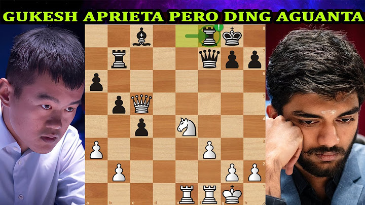 PENULTIMA PARTIDA DEL MUNDIAL DE AJEDREZ Dommaraju Gukesh vs Ding Liren juego 13