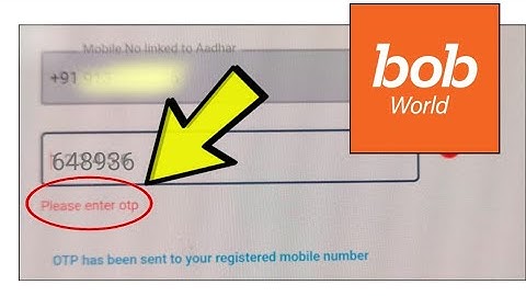 How To Fix bob World App Please enter OTP Problem Solved