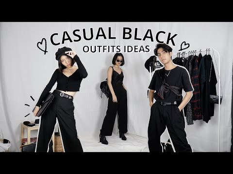 Casual Black Outfit Ideas // แต่งตัวคุมโทนดำง่ายๆ สไตล์ Add Egg