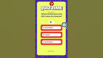 JavaScript Quiz Series Basic 43: Char to Code!  Test Your Knowledge