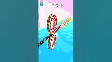 Spiral Roll Game Level 49 New Play Win #shorts #funny #trending