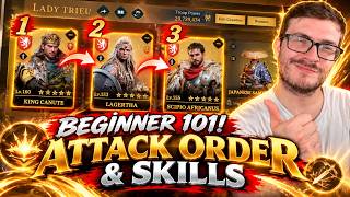ATTACK ORDER 101! Learn Skills & Formations NOW! Age of Empires Mobile