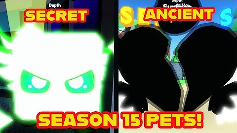 💚 SEASON 15 SECRET AND ANCIENT SHOWCASE | ROBLOX MINING SIMULATOR 2