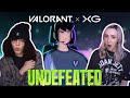 COUPLE REACTS TO UNDEFEATED - XG & VALORANT (Official Music Video) // VCT Pacific 2024 Song