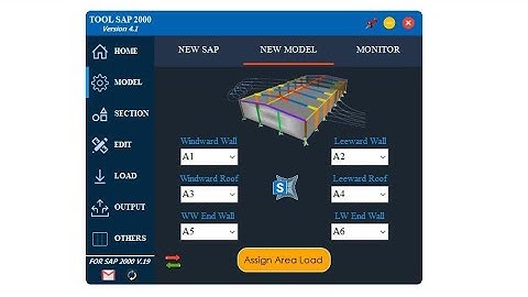Tool SAP2000 V4.1 - Công cụ hỗ trợ mô hình nhà thép tiền chế trong phần mềm SAP2000 - P2
