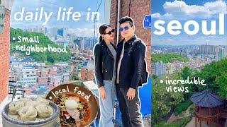 seoul vlog 🏙️ worried this old neighborhood will disappear...🏘️ BEST city views & local eats