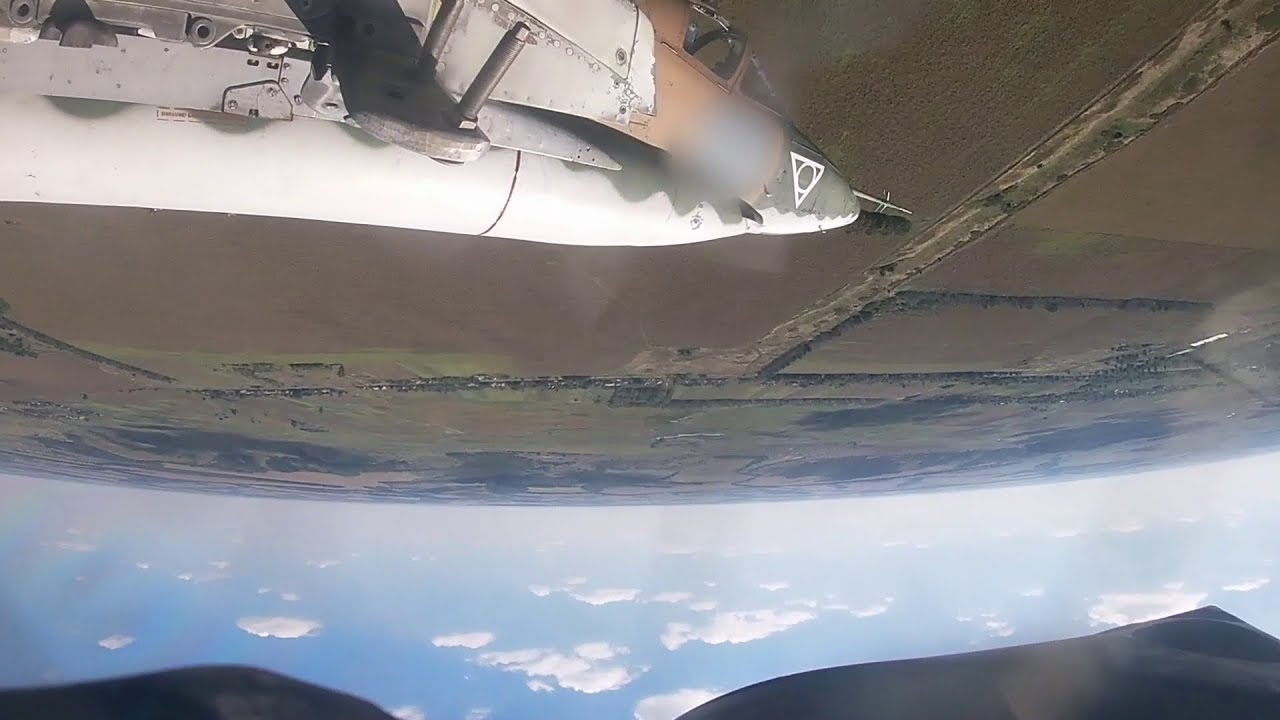 Russian Su 25 attack bombers combat missions destroy Ukrainian strongholds in Krasny Liman direction