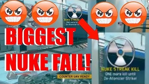 BIGGEST NUKE/DE ATOMIZER STRIKE FAIL EVER!  CALL OF DUTY INFINITE WARFARE DE ATOMIZER STRIKE FAIL