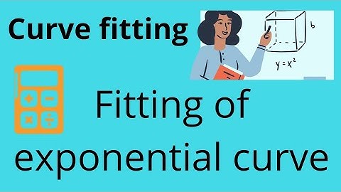 curve fitting by the least square method | exponential curve fitting with problems