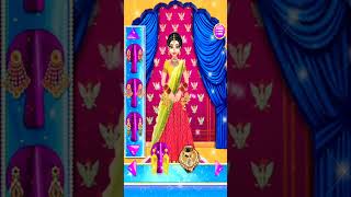 #shorts Royal North Indian Wedding Girl Dressup Makeup Game||Android Gameplay screenshot 4