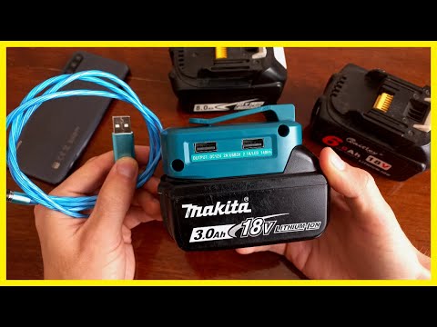 "ЧУДО" Китайской Электроники! Makita USB - многофункциональная насадка на АКБ