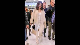 Selena gomez: arrives at nice airport