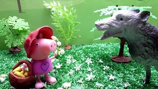 Красная Шапочка Пеппа Игры с игрушками Peppa pig Красная Шапочка Пеппа Игры с игрушками Peppa pig