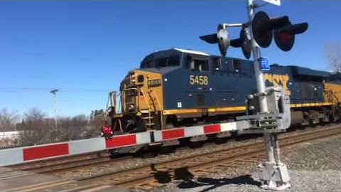 CSX 3 engine trash train