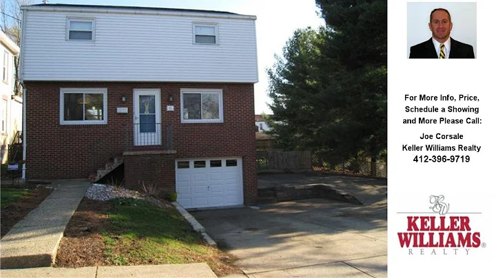 5 Montana St, Crafton, PA Presented by Joe Corsale.