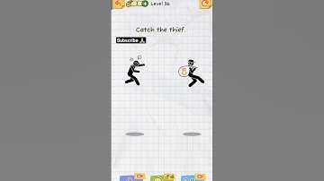 Catch The Thief 🙀😜🔥😈👻 Draw 2 Save #Levelup #Trending #Viral #Gaming #Shorts #ytshorts #2024 😱😍😂😎