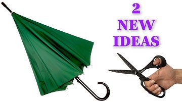 2 BEST IDEAS FROM AN OLD UMBRELLA! SIMPLE AND FAST RECYCLING!