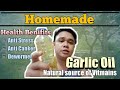 HOMEMADE DIY GARLIC OIL | HEALTH BENEFITS FOR PIGEON (NATURAL SOURCE OF VITAMINS).