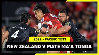 New Zealand v Mate Ma'a Tonga | Full Match Replay | Pacific Test, 2022 | Internationals