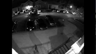 Paper boy attempting to steal caught on video